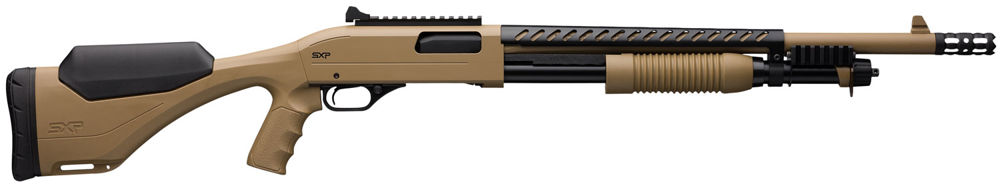 Winchester Guns 512410395 SXP Extreme Defender 12 Gauge 3" 18" 5+1 Flat Dark Earth Rec/Barrel Flat Dark Earth Fixed Pistol Grip with Adjustable Comb Stock