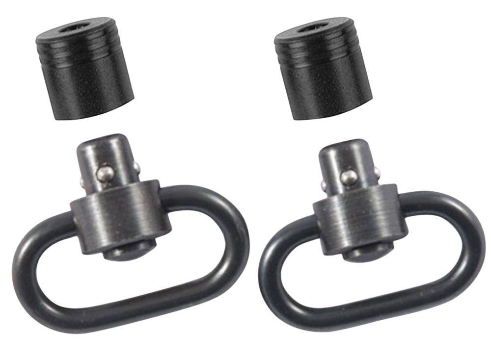 Outdoor Connection PBS19122 Push Button Swivel Set  1.25" Black Steel