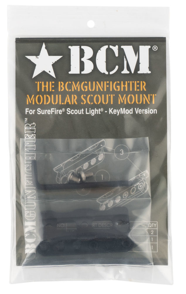 BCM SLM-KM Modular Scout Light Mount  Keymod Black Aluminum