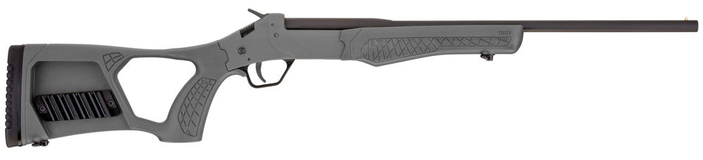 Rossi SSP1GRAY Tuffy Youth 410 Gauge 18.50" 1rd Matte Black Rec Gray Fixed Thumbhole Stock Right Hand