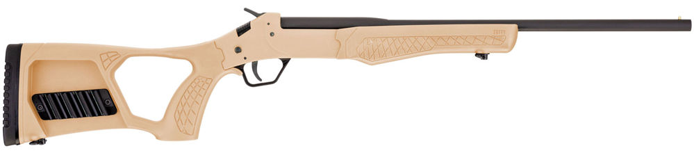 Rossi SSP1TAN Tuffy Youth 410 Gauge 18.50" 1rd Matte Black Rec Tan Fixed Thumbhole Stock Right Hand