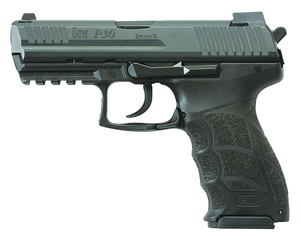 HK 81000108 P30 V3 SA/DA 9mm Luger 3.85" 17+1 (3) Blued Steel Slide Black Interchangeable Backstrap Grip Night Sights