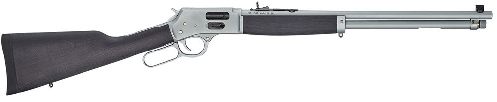 Henry H012GAW Big Boy All Weather Side Gate Lever Action 44 Mag 10+1 20" Stained Hardwood Satin Hard Chrome Right Hand