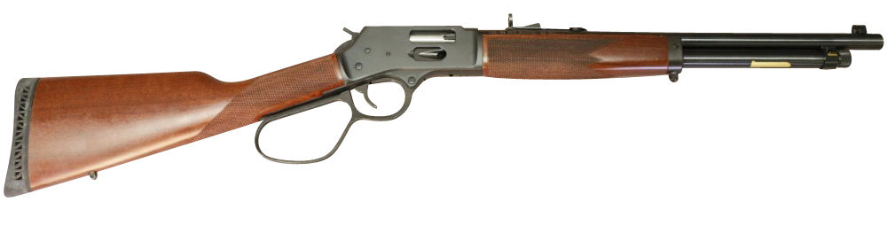 Henry H012GR Big Boy Carbine Side Gate 44 Mag 7+1 16.50" American Walnut Blued Right Hand with Large Loop