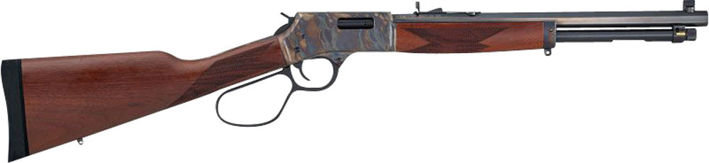 Henry H012GRCC Big Boy Carbine Side Gate 44 Mag 7+1 16.50" American Walnut Color Case Hardened Right Hand with Large Loop