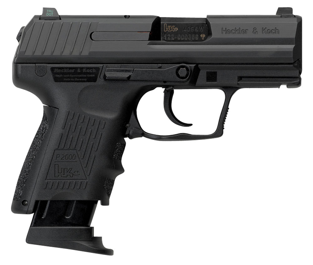 HK 81000059 P2000SK Subcompact V3 SA/DA 40 S&W 3.26" 9+1 (2) Black Steel Slide Black Interchangeable Backstrap Grip