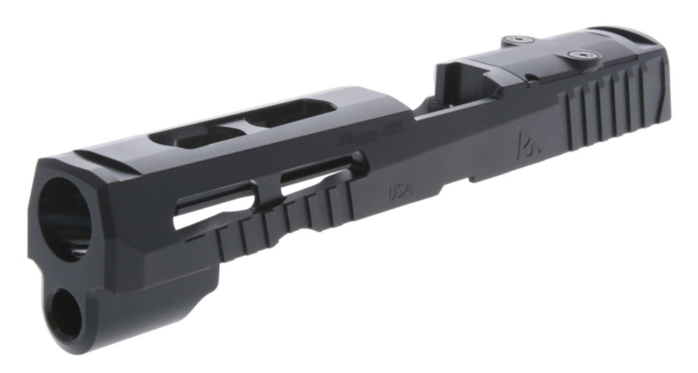 Rival Arms RA10P401A Optic Ready Slide A1 Sig P320 Full Size RMR Cut QPQ Black 416R Stainless Steel