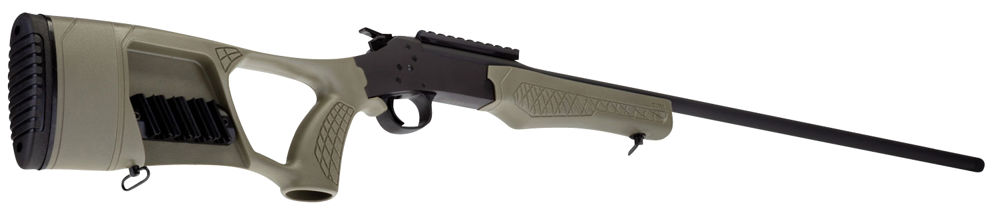 Rossi SSPTKY Tuffy  410 Gauge 26" 1rd 3" Matte Black Rec OD Green Fixed Thumbhole Stock Right Hand