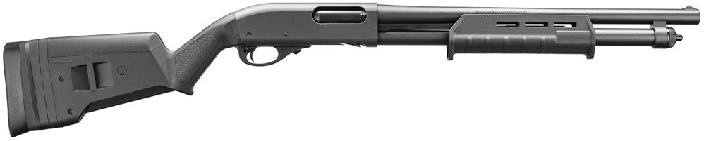 REM Arms Firearms R81192 870 Express Tactical 12 Gauge 3" 18.50" 6+1 Matte Blued Rec/Barrel Matte Black Fixed Magpul SGA/MOE Stock Right Hand Includes Fixed Cylinder Choke & Bead Sight