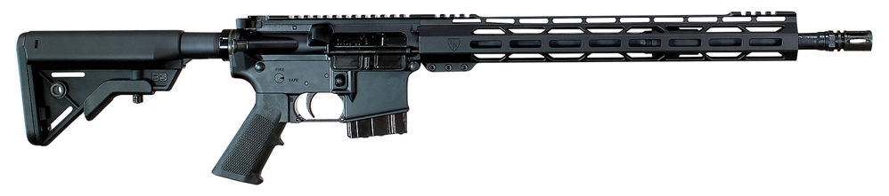 Alexander Arms RTA65ST Tactical  6.5 Grendel 18" 10+1 Black Cerakote Rec Black Adjustable B5 Bravo Stock Black Polymer Grip Right Hand
