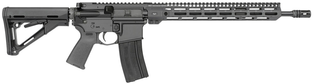 Midwest Industries MIFN16CRM14 Lightweight  223 Wylde 16" 30+1 Black Hard Coat Anodized Rec with 14" M-Lok Black 6 Position Magpul CTR Stock Black Magpul MOE Grip Right Hand