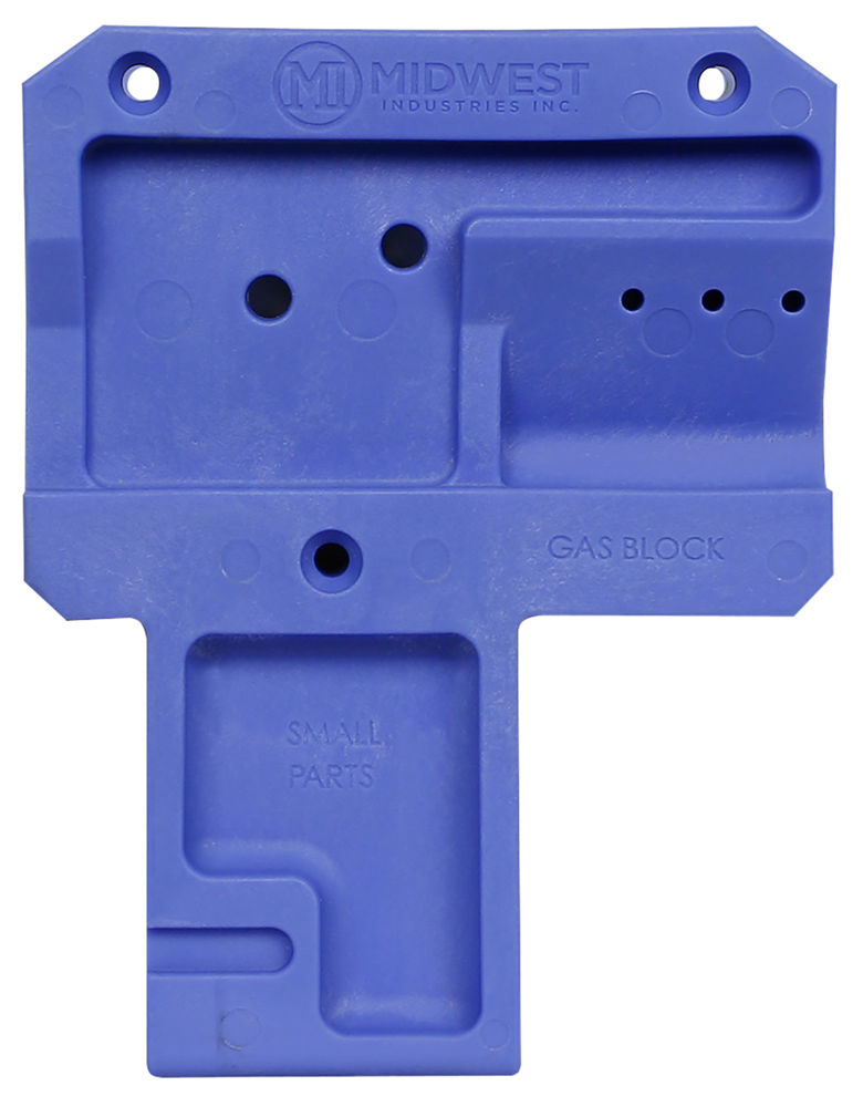 Midwest Industries MILRB Lower Receiver Block  Blu Polymer for Mil-Spec AR-15 Lower