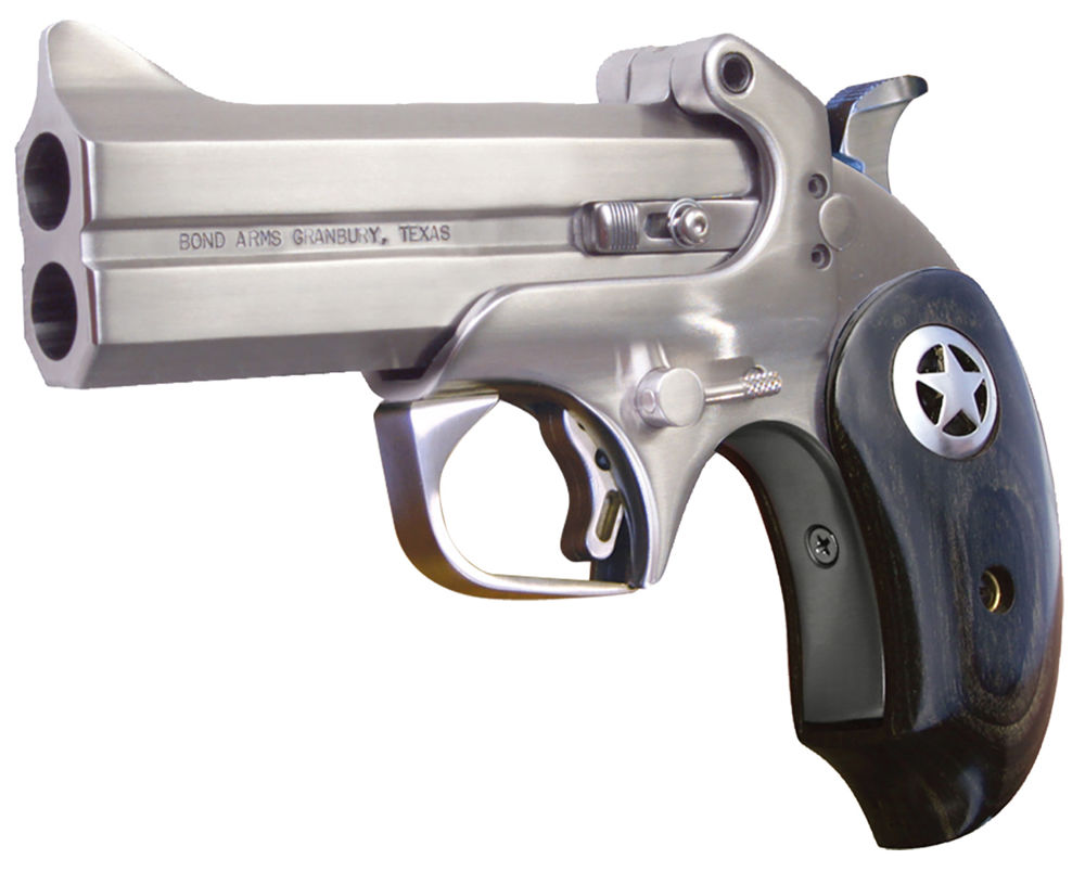 Bond Arms BARII Ranger II  38 Special,357 Mag 4.25" 2rd Stainless Barrel/Frame Black Ash Grips with Integrated Star Inlay