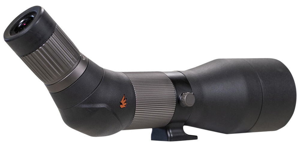 Gunwerks AY-R-E1002 Revic Acura 27-55x 80mm Black Overmolded Rubber Angled Body Grid w/MOA & MIL Ranging Scale Reticle