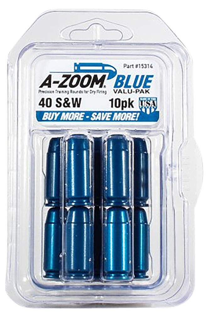 A-Zoom Value Pack Pistol Dummy Rounds 10 40 S&W