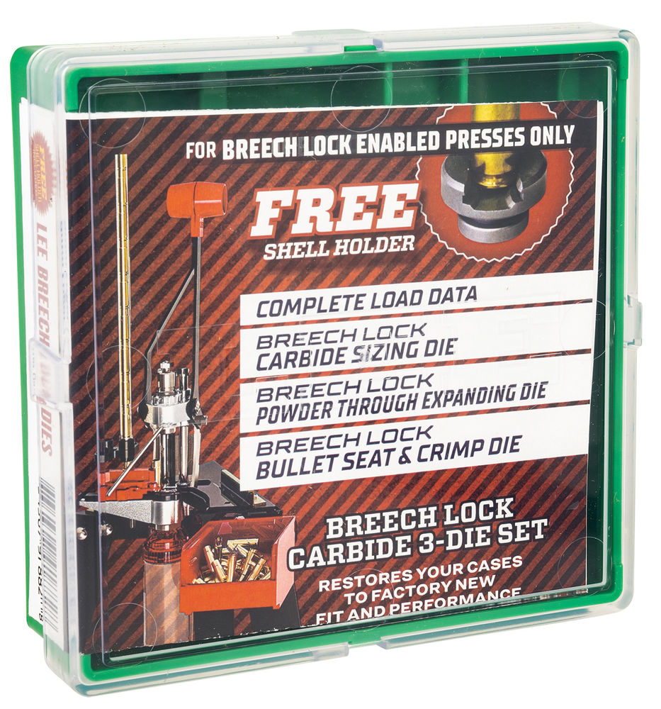 Lee Breech Lock 3-Die Set 9mm Luger