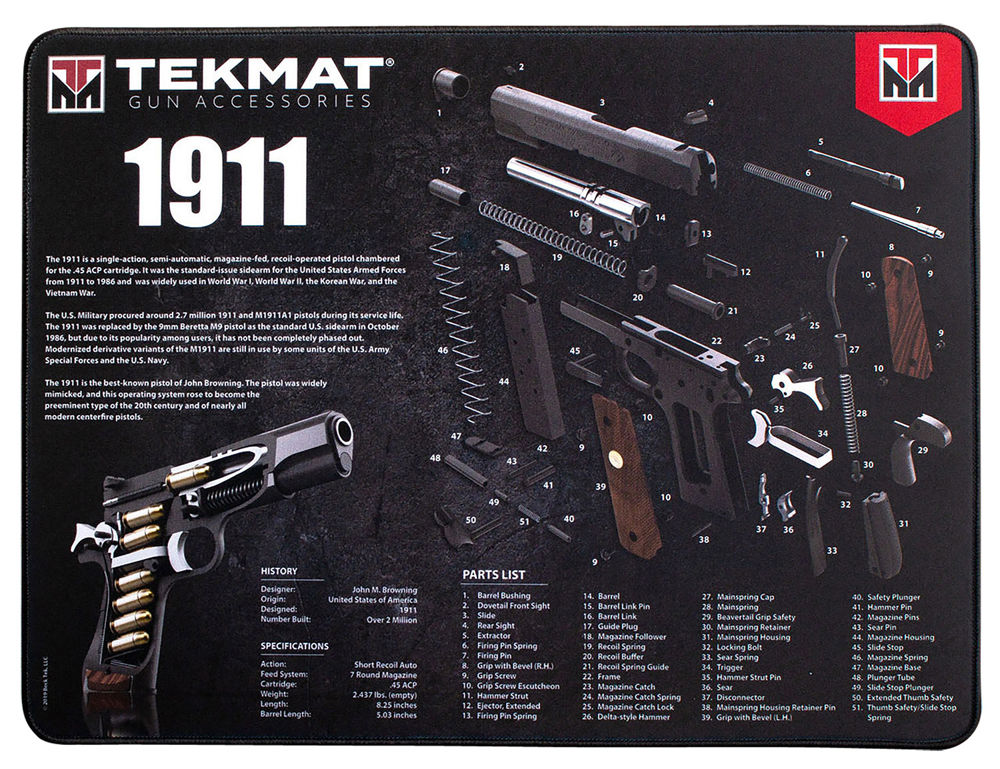 BECK TEK, LLC (TEKMAT) 1911 3D Ultra 20 Cleaning Mat 15" x 20"