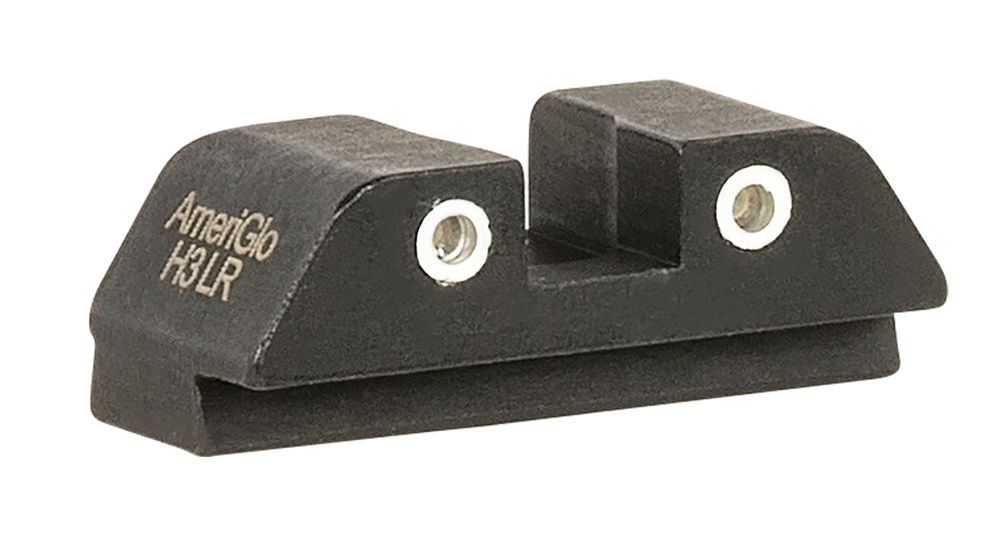 AmeriGlo Classic Tritium Rear Sight for Glock Black Steel