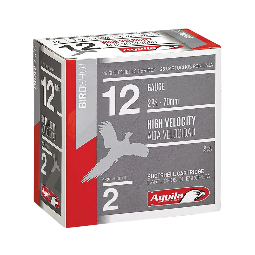 Aguila Birdshot High Velocity 12 Gauge 2.75" Lead