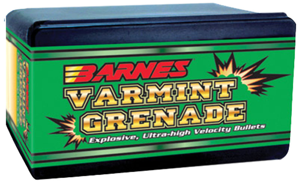 Barnes Bullets Varmint Grenade Ultra High Velocity Flat Base Hollow Point 30 gr .224